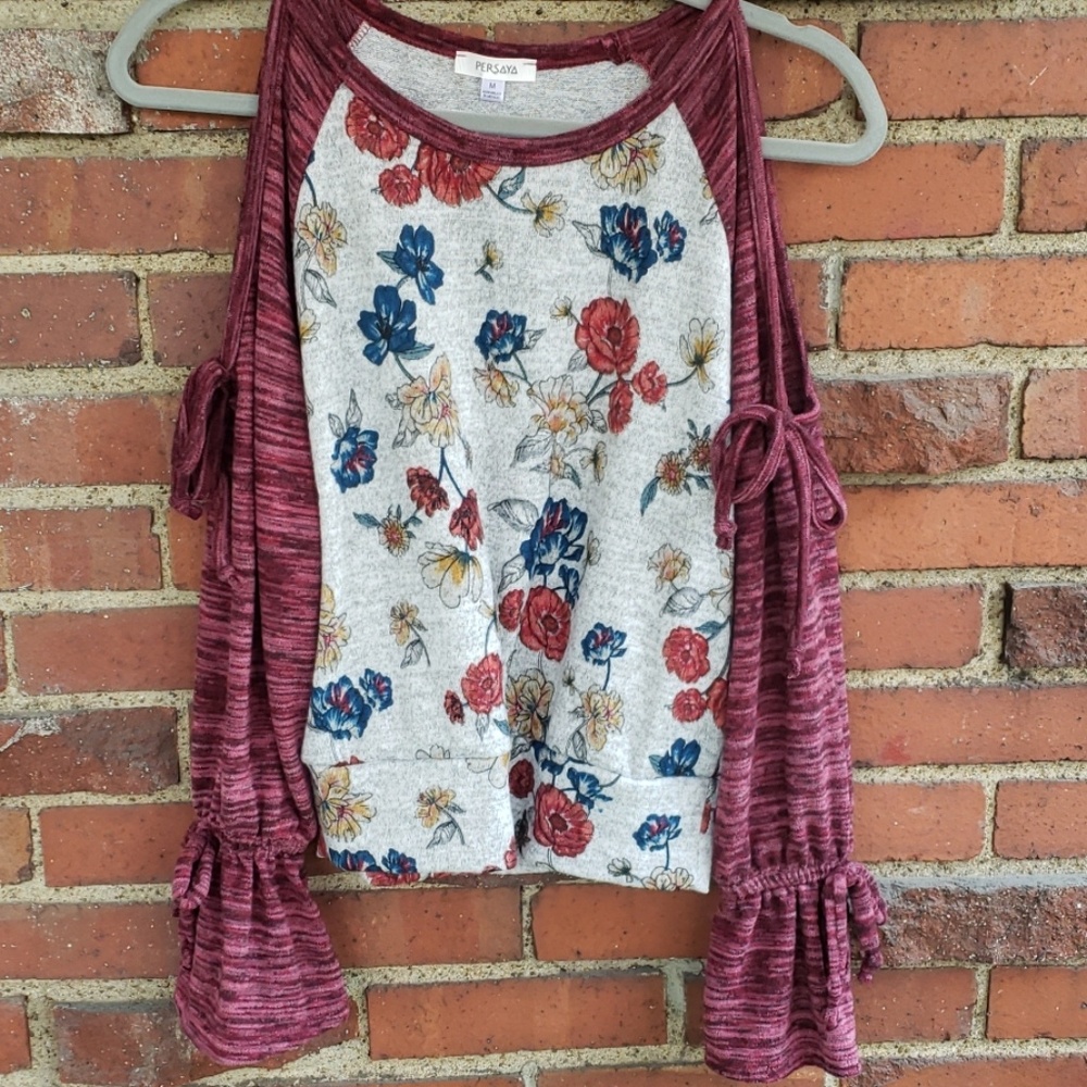 Persaya juniors cold shoulder top